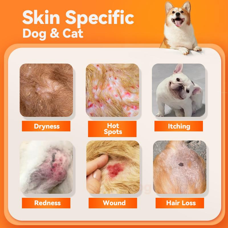 Puainta Pipot Skin Sprays for Dogs and Cats - Nature Soothing Spray, Clean & Soften, Reduce Itchy Scratching