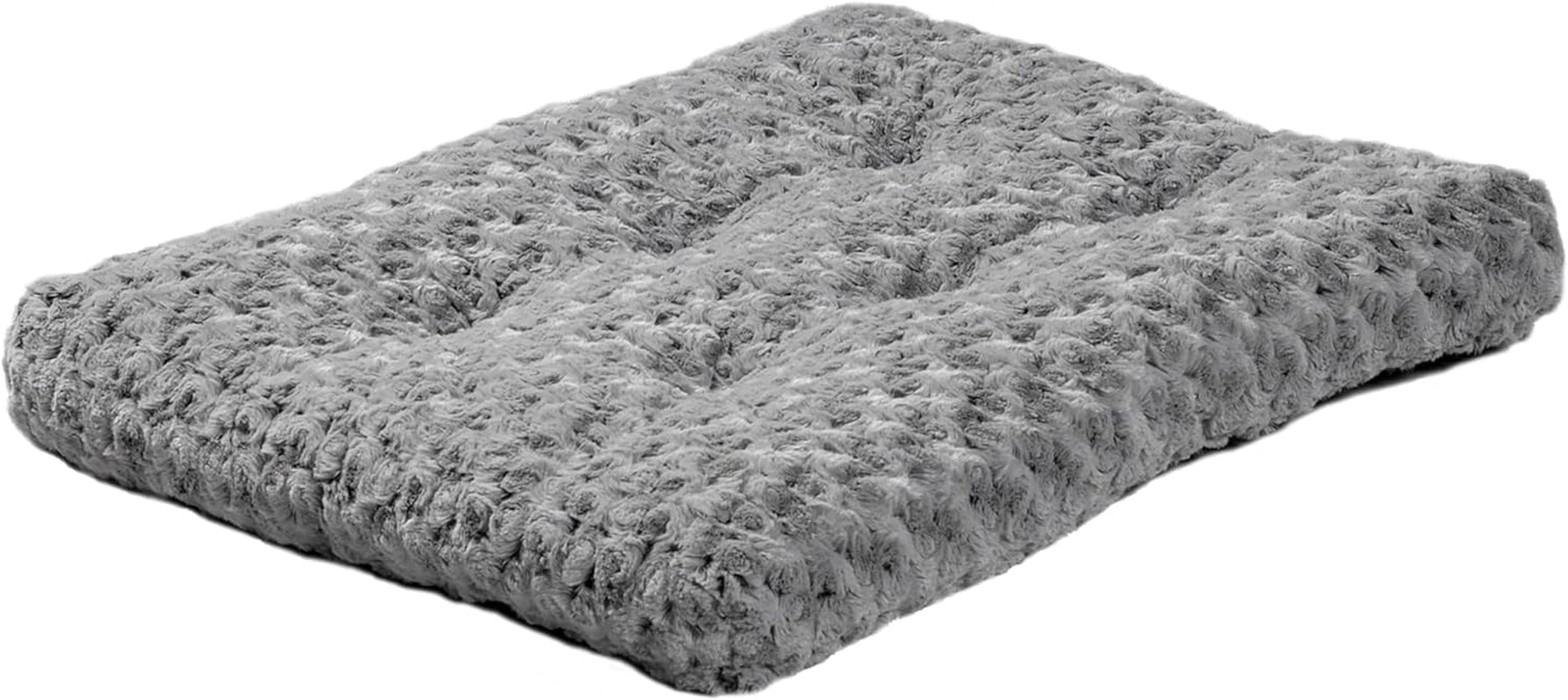 Plush Pet Bed 40624-SGB| Ombre Swirl Dog Bed & Cat Bed | Gray 23L X 18W X 1.75H Inches for Small Dog Breeds