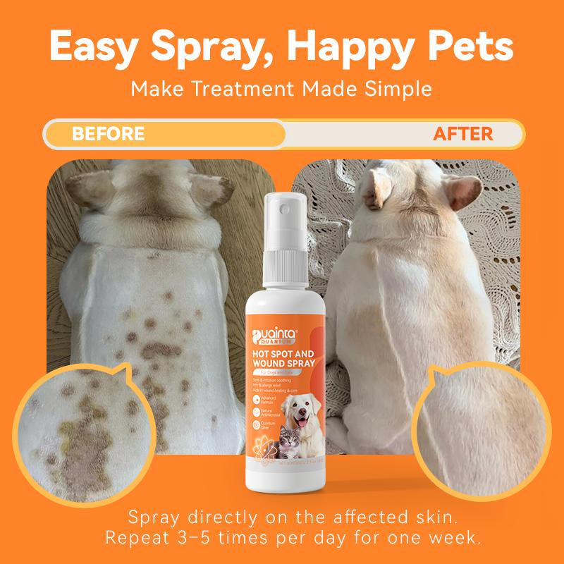 Puainta Pipot Skin Sprays for Dogs and Cats - Nature Soothing Spray, Clean & Soften, Reduce Itchy Scratching