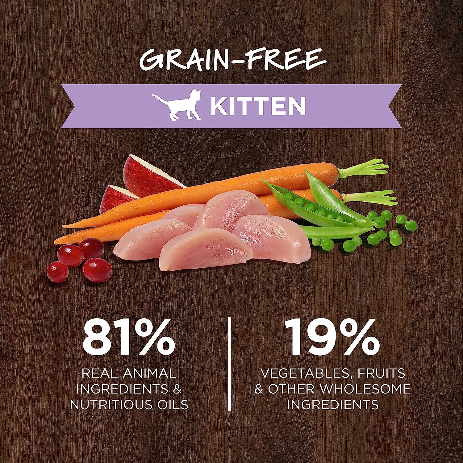 Original Kitten Chicken Dry Cat Food, 4.5 Lb. Bag